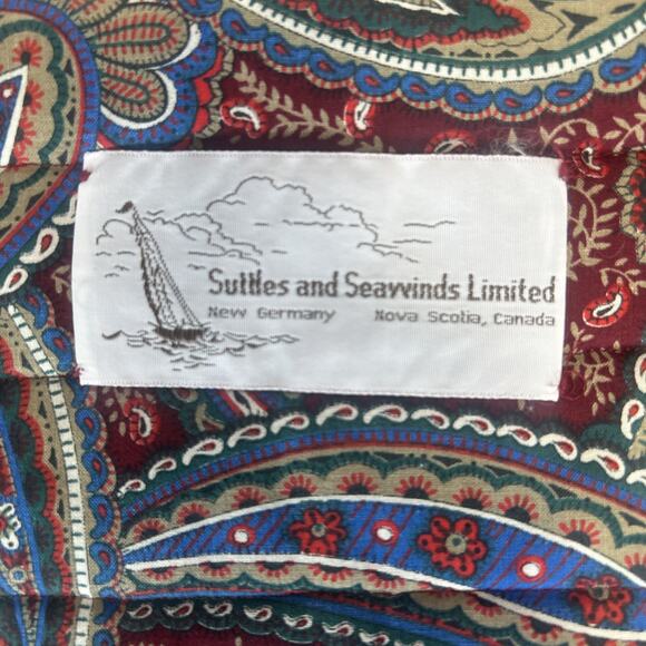 Vintage Suttles and Seawinds Limited Quilted Cotton Patchwork Clutch Multicolor - Picture 3 of 6